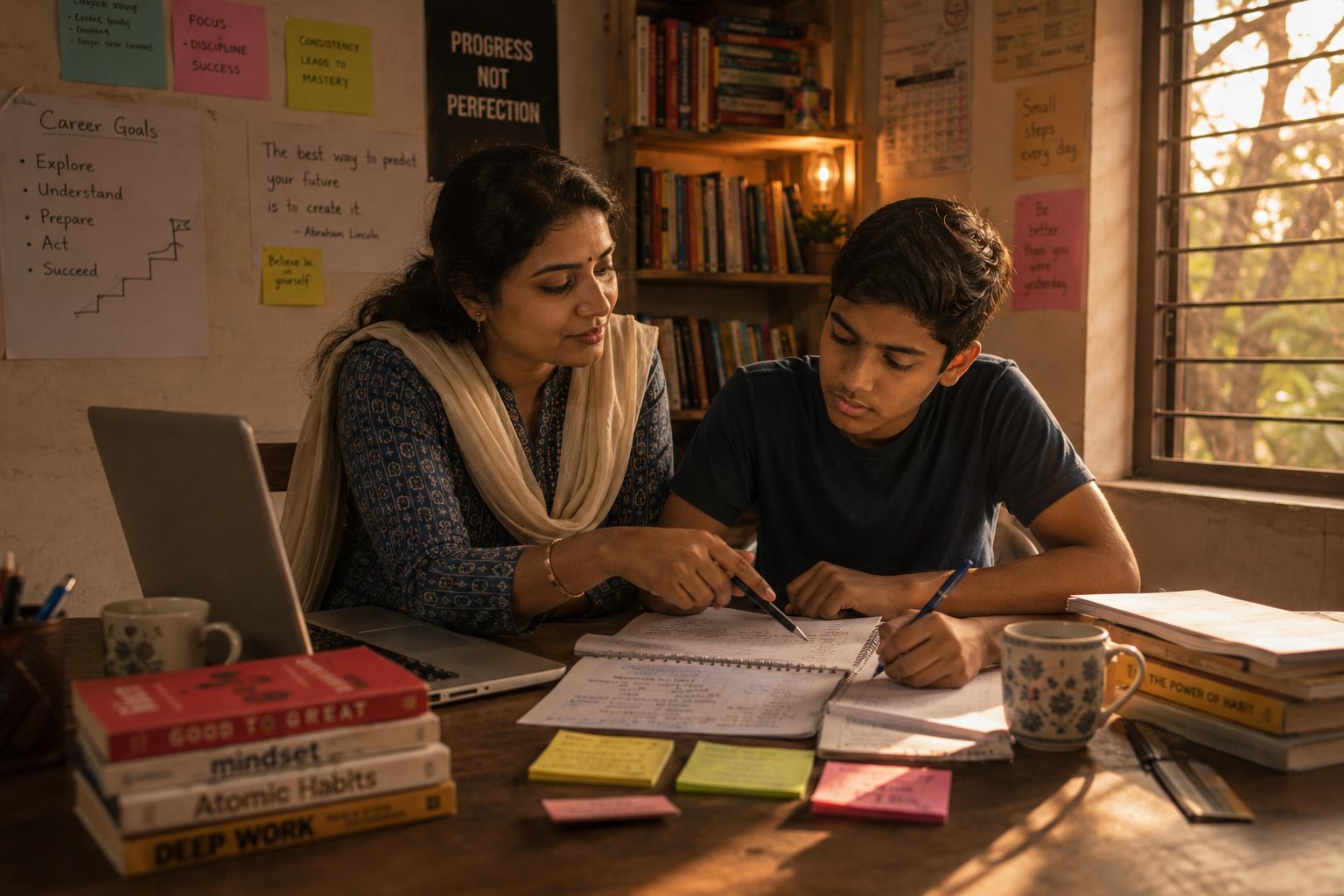 Students in discussion